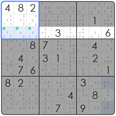 sudoku app with auto candidate mode